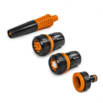 Bradas 4-delige Starterset voor 3/4" Slang | bij Installatie-shop.nl