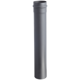 Zwarte pelletkachel inclusief condensdop en buizen