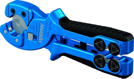 Uponor Multi Buiskniptang 14–25 mm voor het nauwkeurig snijden van kunststof leidingen.