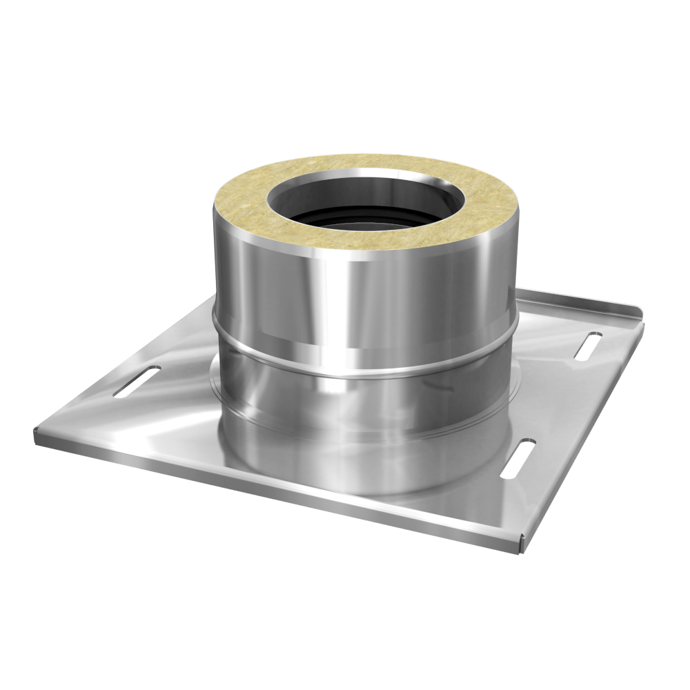 Darco Dubbelwandig RVS rookkanaal condensatiedop met stoelconstructie Ø80-140mm