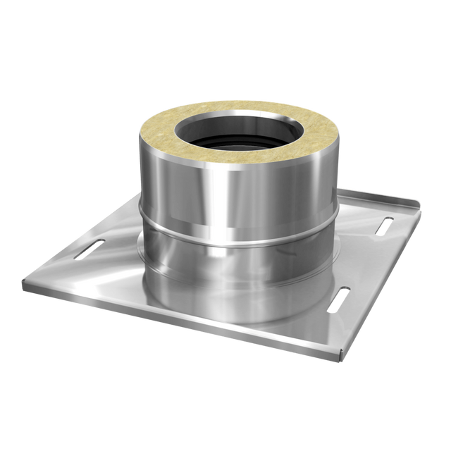 Darco Dubbelwandig RVS rookkanaal condensatiedop met stoelconstructie Ø80-140mm