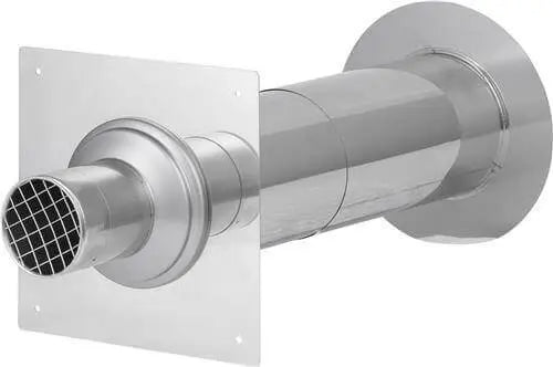 Binneninstallatie van Ferretti Milano met geveldoorvoer