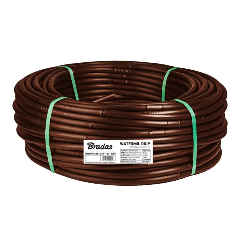 Bradas Druppelslang 16mm - Watermil Drip Brown - Installatie-shop.nl
