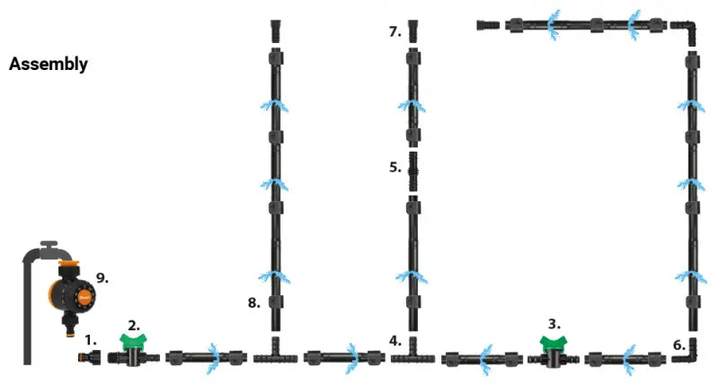 Druppelslang Installatiekit - Geautomatiseerde Bewateringsoplossing