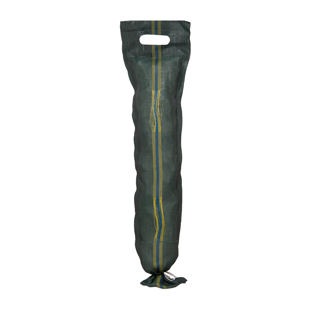 Bradas Groene Zandslurf 25x100 cm met UV-bescherming en handvatten.