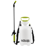 Bradas AQUA SPRAY 5L drukspuit met ergonomisch handvat en brede trechter.