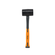 Bradas rubber hamer 450g met fiberglas handvat en antislip greep