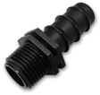 Bradas slangtule 16 mm met 1/2" buitendraad voor aansluiting van druppelslang op binnendraad