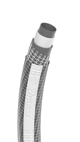 Detail van transparante buitenlaag met zilverdeeltjes