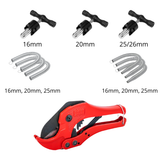 Meerlagenbuis montage set compleet - PVC Knipper - Inwendige buigveren - Uitwendige buigveren - Kalibrators - Ontbramers - 16/ 20 / 25/26 mm