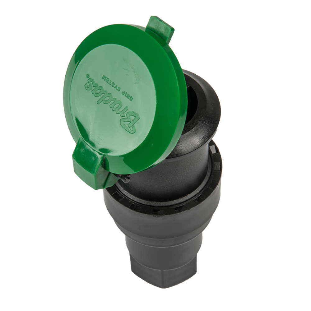 Waterstopcontact voor tuinberegening met 3/4 inch aansluiting