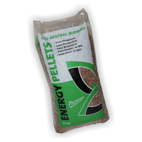 Energy Pellets Premium hele pallet 495 kg – 66 zakken hoogwaardige houtpellets met Din Plus-keurmerk