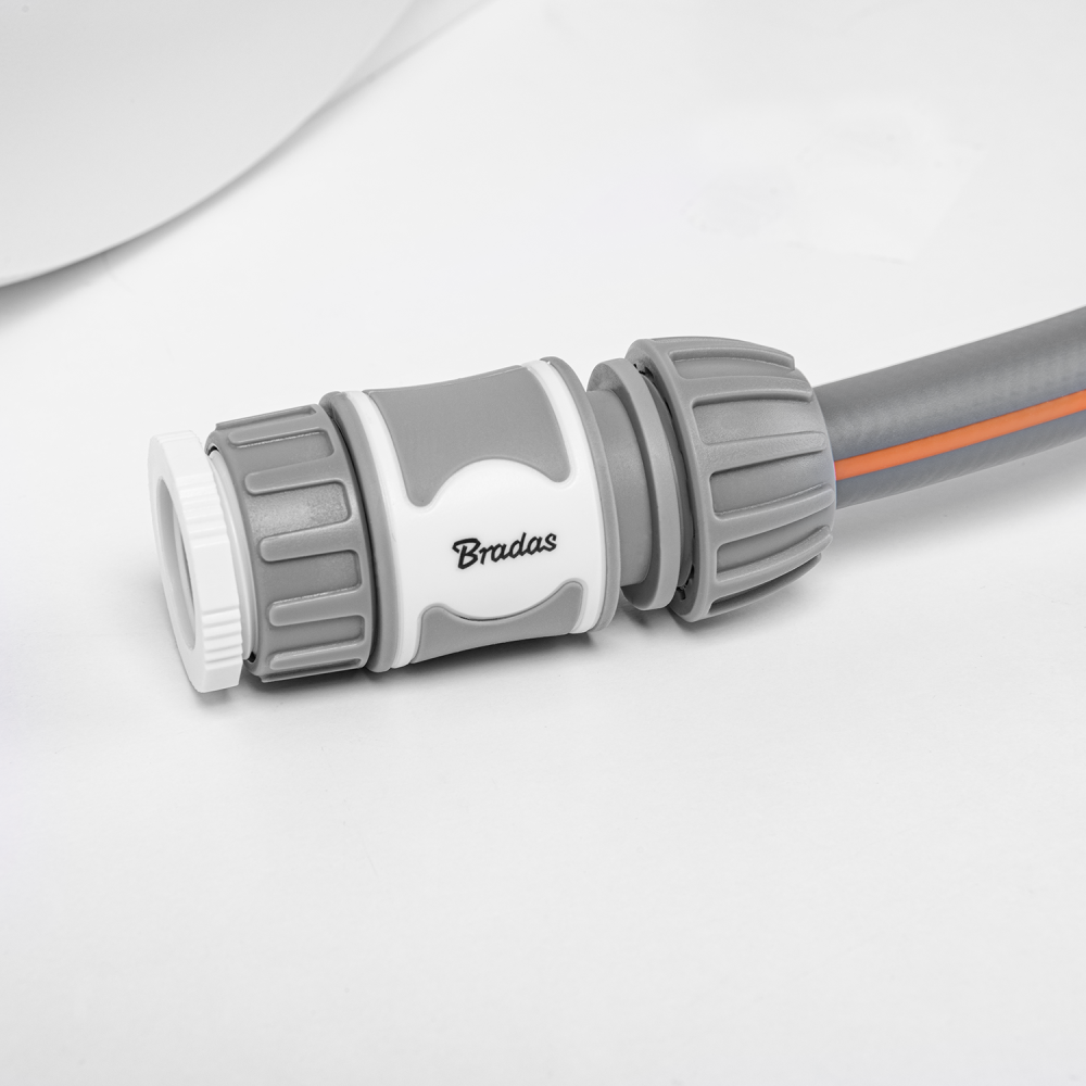 Bradas elektrische wandslangenbox White Line met 30 meter tuinslang