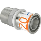 Uponor S-Press Plus puntstuk met buitendraad