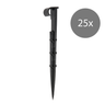 Bradas buisklem - grondklem voor 16mm Slang - Lengte 18cm - 25 stuks