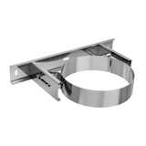 Darco Dubbelwandig RVS Rookkanaal bevestigingsbeugel - 50mm tot 150mm - Beugel