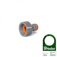Bradas WHITE LINE Kraanadapter 19 mm (3/4") vrouwelijk voor tuinslangen.