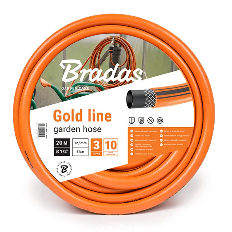 Bradas Tuinslang GOLD LINE 1/2" - 30m | Duurzaam | Installatie-shop.nl