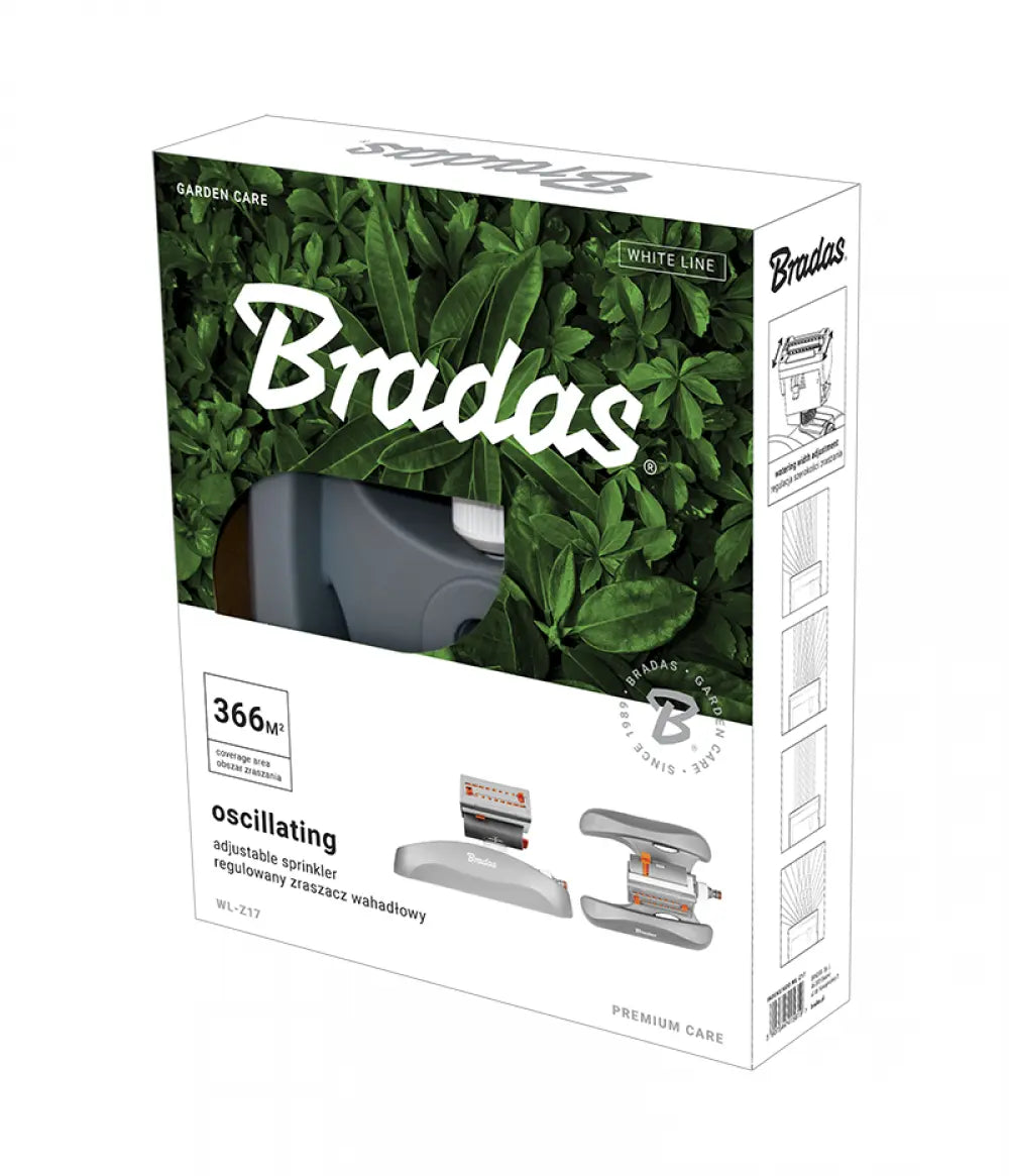 Bradas WHITE LINE Turbo Oscillerende Sproeier met 16 Nozzles Bradas