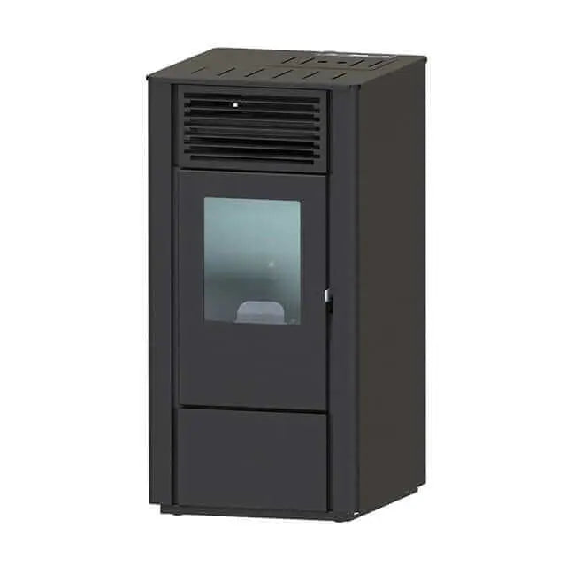 Ferretti Carla 9kW Pelletkachel in Elegant Zwart | Installatie-shop.nl