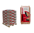 Gehele pallet met 66 zakken houtpellets