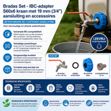 Infrographic van de IBC kraan compleet