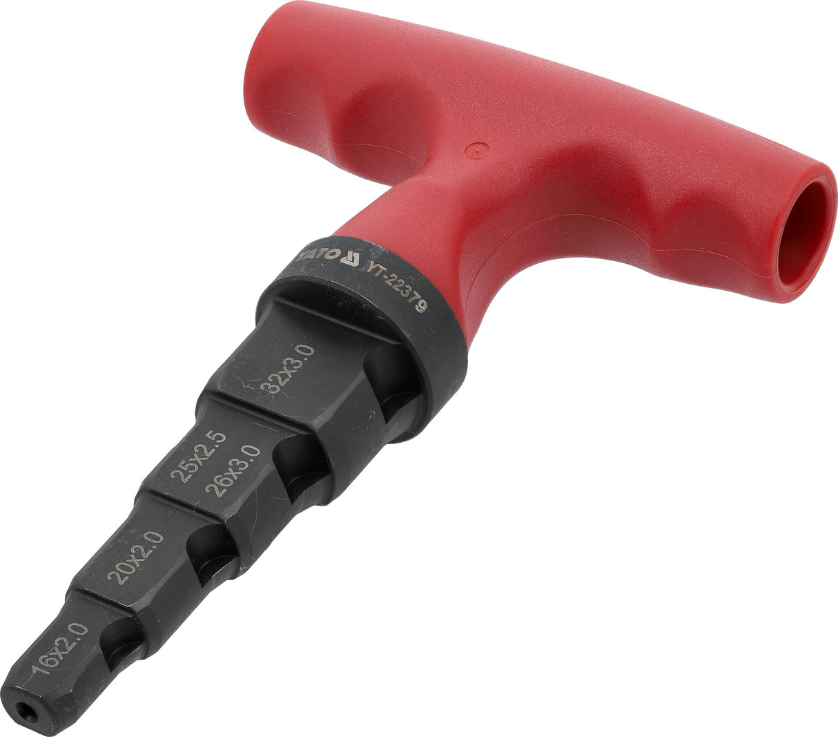 Yato ontbramer en kalibrator voor PEX-leidingen