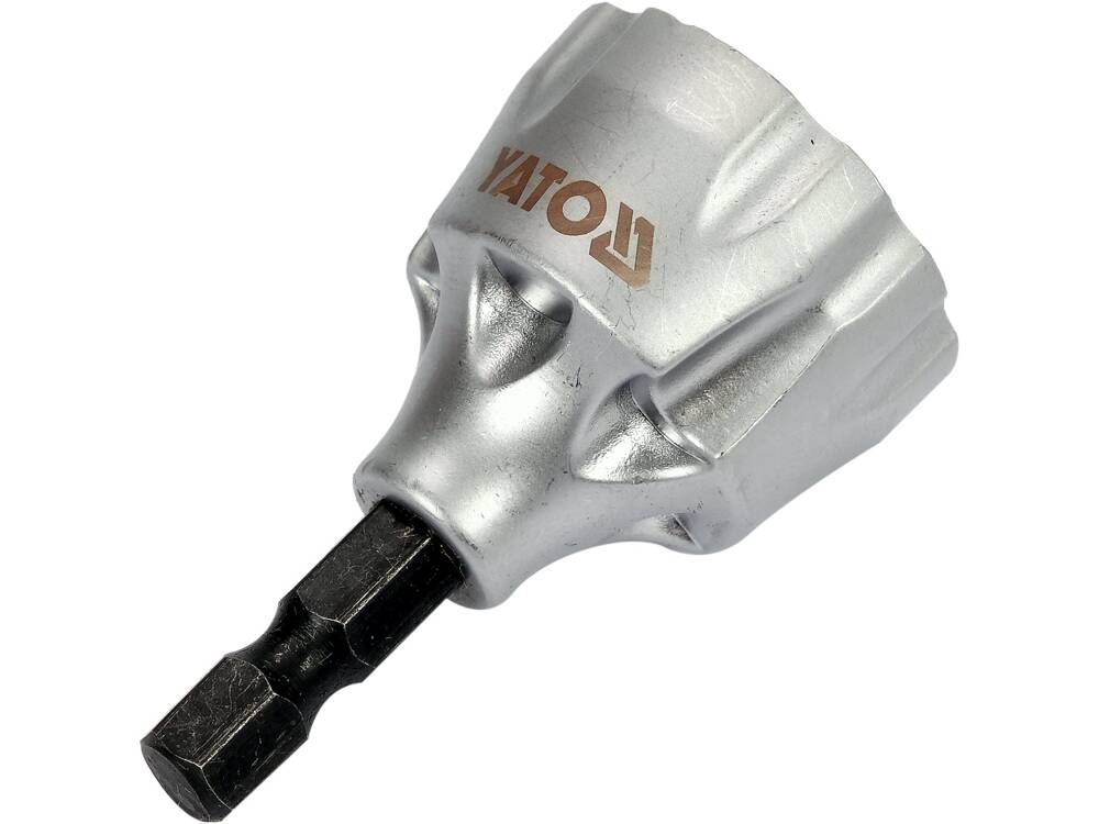 Yato Universele Ontbramer 2-19mm voor het afronden van metalen en houten werkstukken.