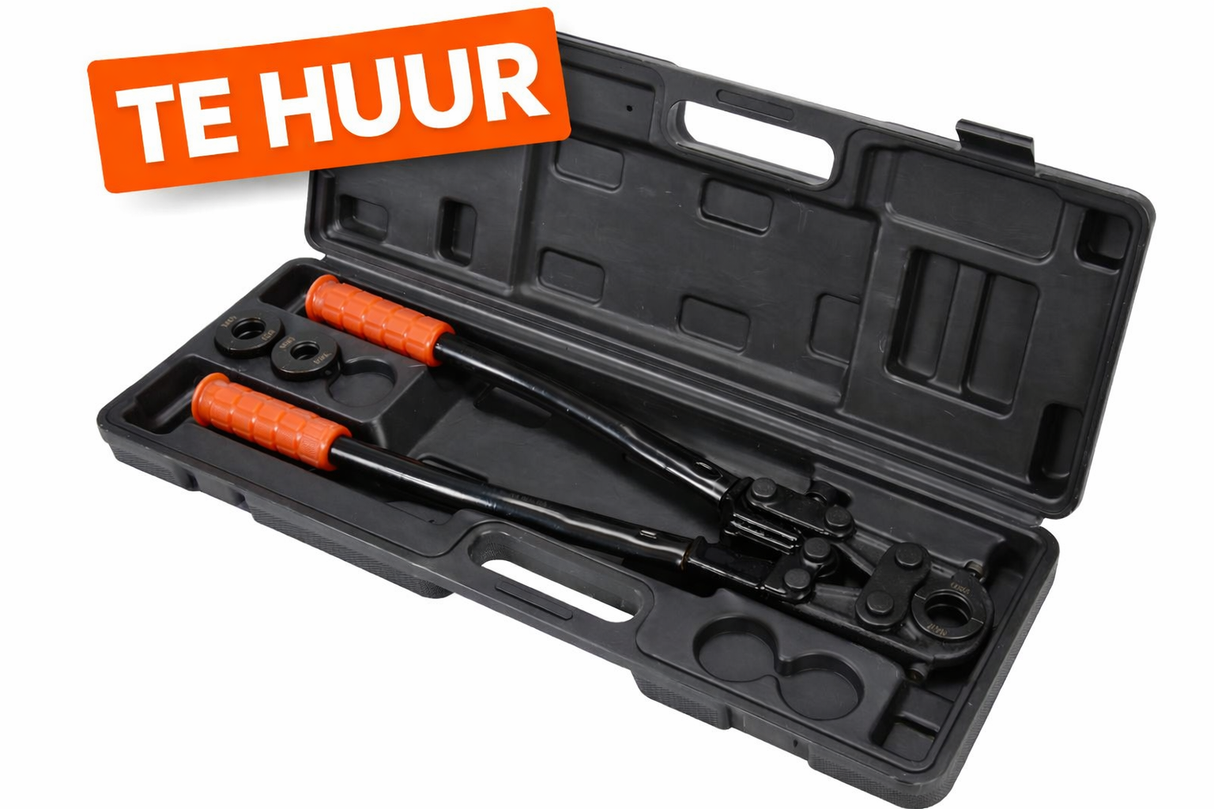 Toya perstang te huur met U- en TH-persprofielen 16, 20 en 25 mm in koffer