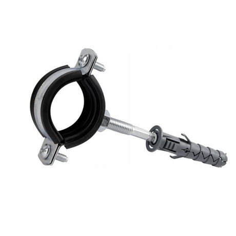 Diamond buisklem enkel met rubberinlage