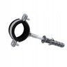 Diamond buisklem enkel met rubberinlage