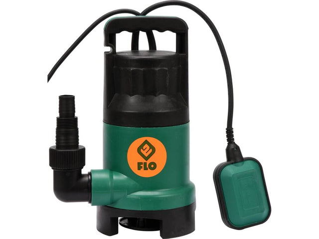 Flo Dompelpomp 1100W voor vuil water met automatische vlotterschakelaar
