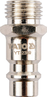 Yato luchtslang snelkoppeling 1/4 inch male x male