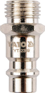 Yato luchtslang snelkoppeling 1/4 inch male x male